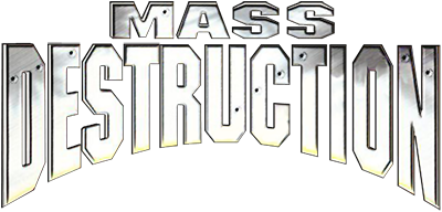 Mass Destruction title screen for Sega Saturn